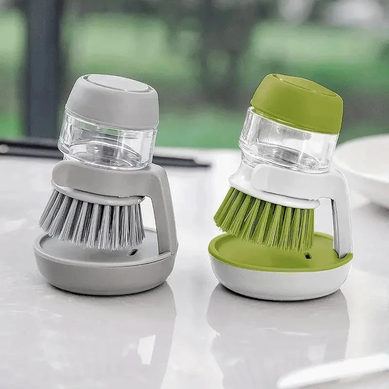 DoseClean™ | Brosse vaisselle avec réservoir de savon