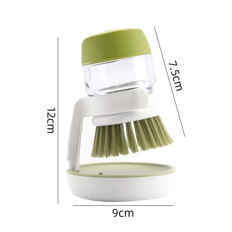 DoseClean™ | Brosse vaisselle avec réservoir de savon
