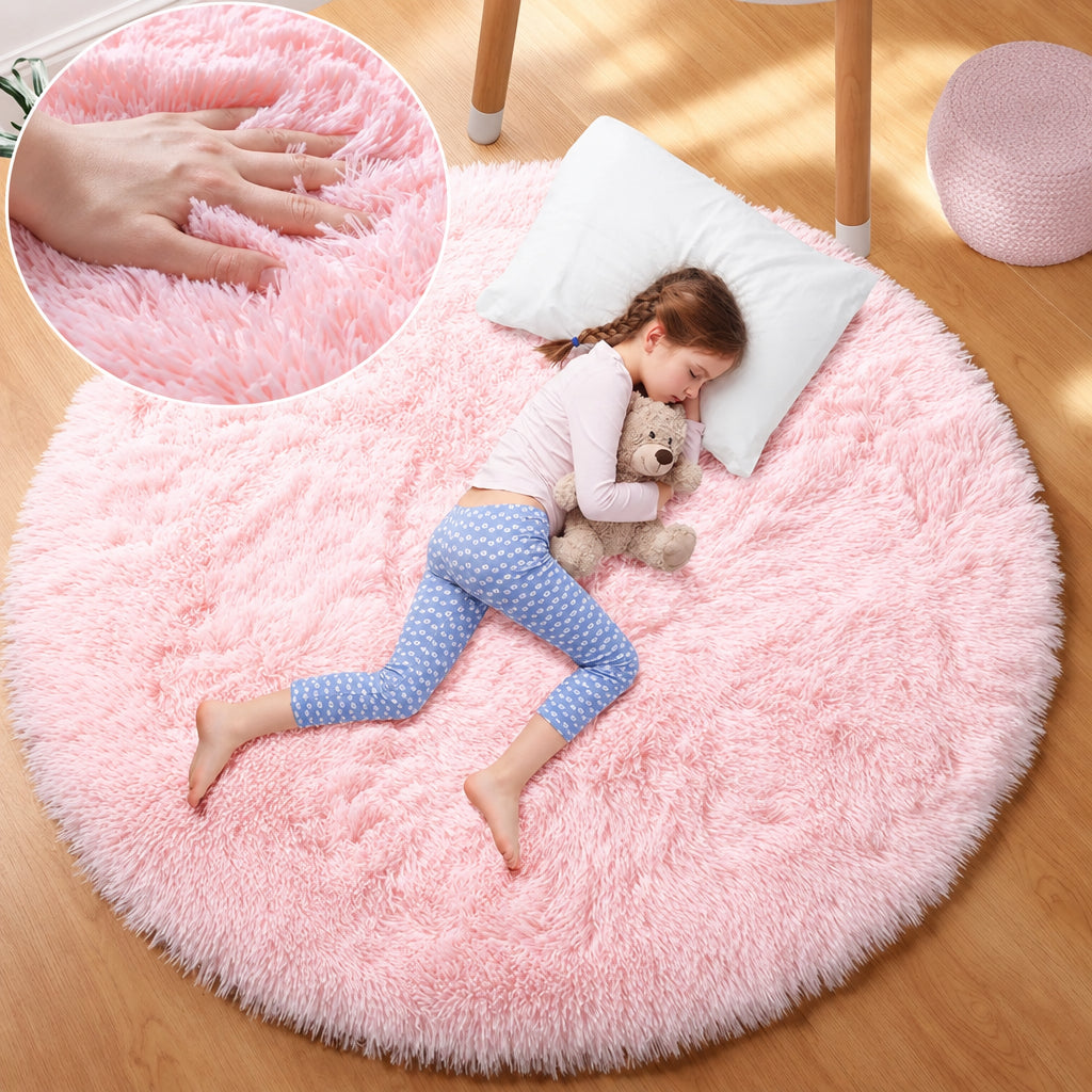 Tapis Douceur™ | Tapis rond moelleux et ultra doux