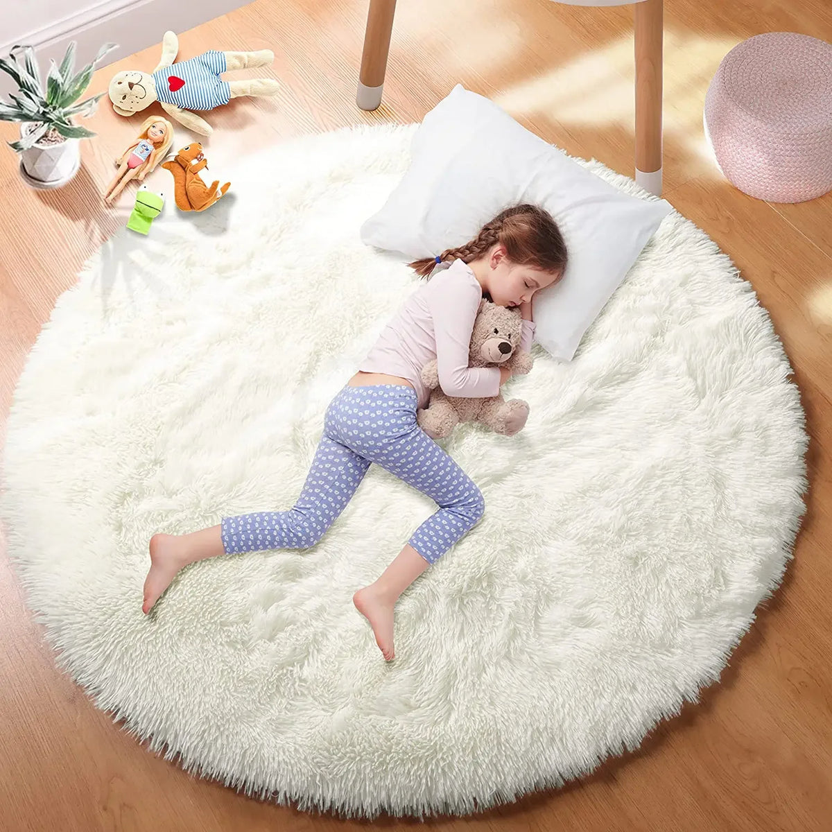 Tapis Douceur™ | Tapis rond moelleux et ultra doux